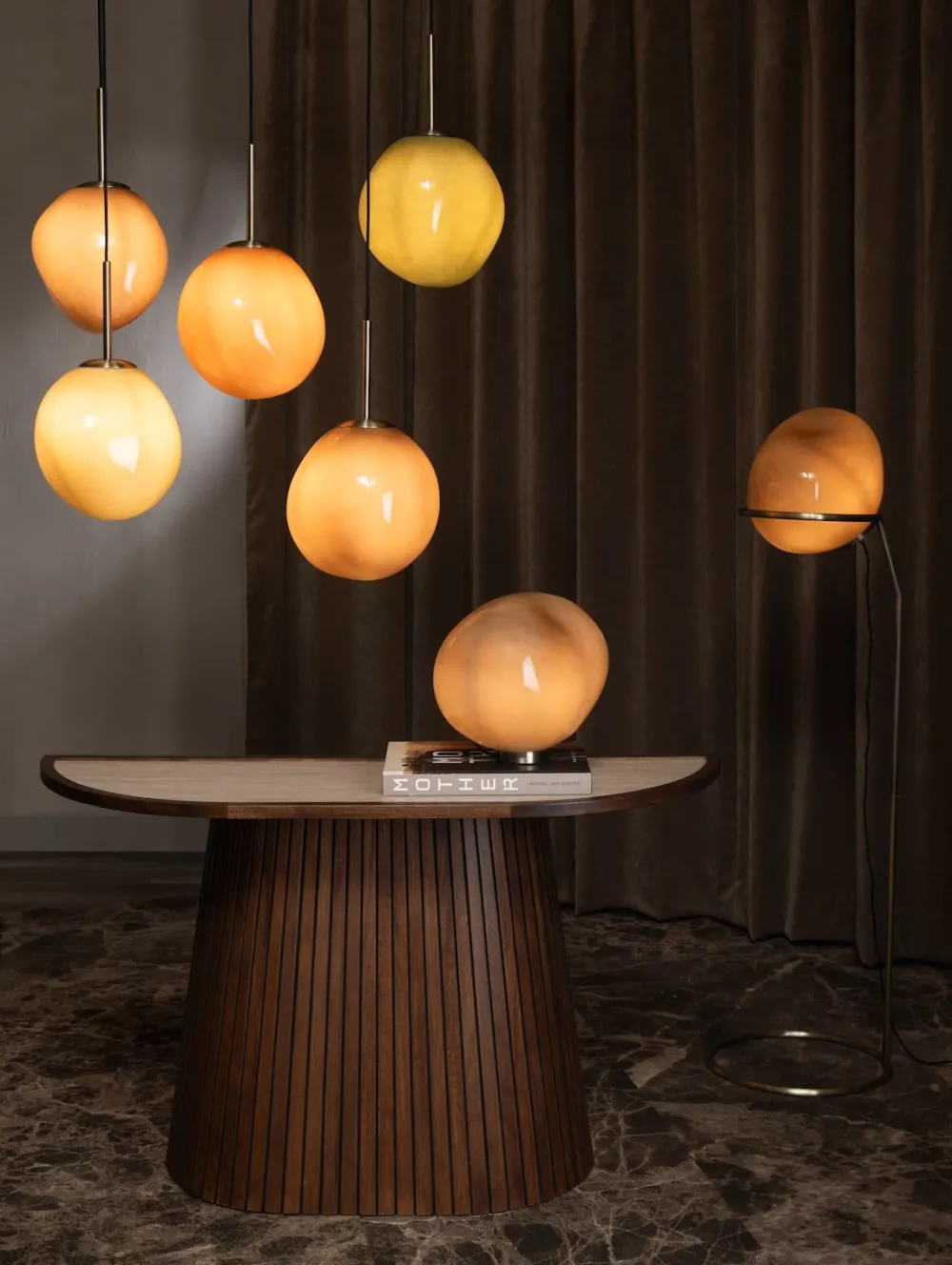 COCOmaison Abby suspension 5*E27 - Multicouleur Sale