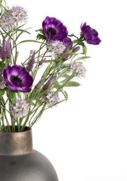 COCOmaison Anemone Spray H75cm fleur artificielle - Violet Outlet