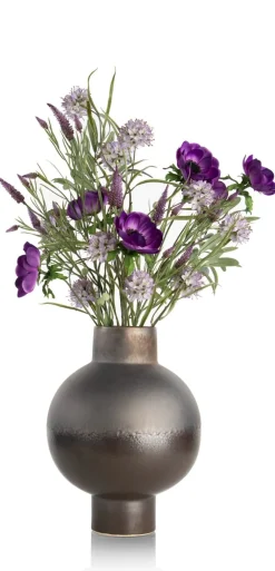 COCOmaison Anemone Spray H75cm fleur artificielle - Violet Outlet