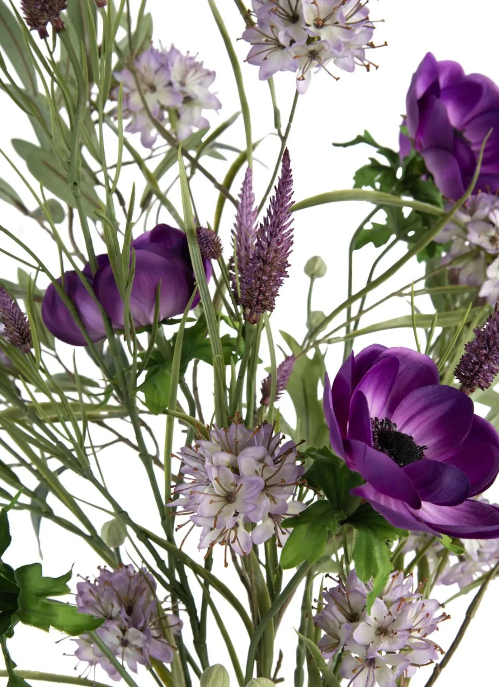 COCOmaison Anemone Spray H75cm fleur artificielle - Violet Outlet