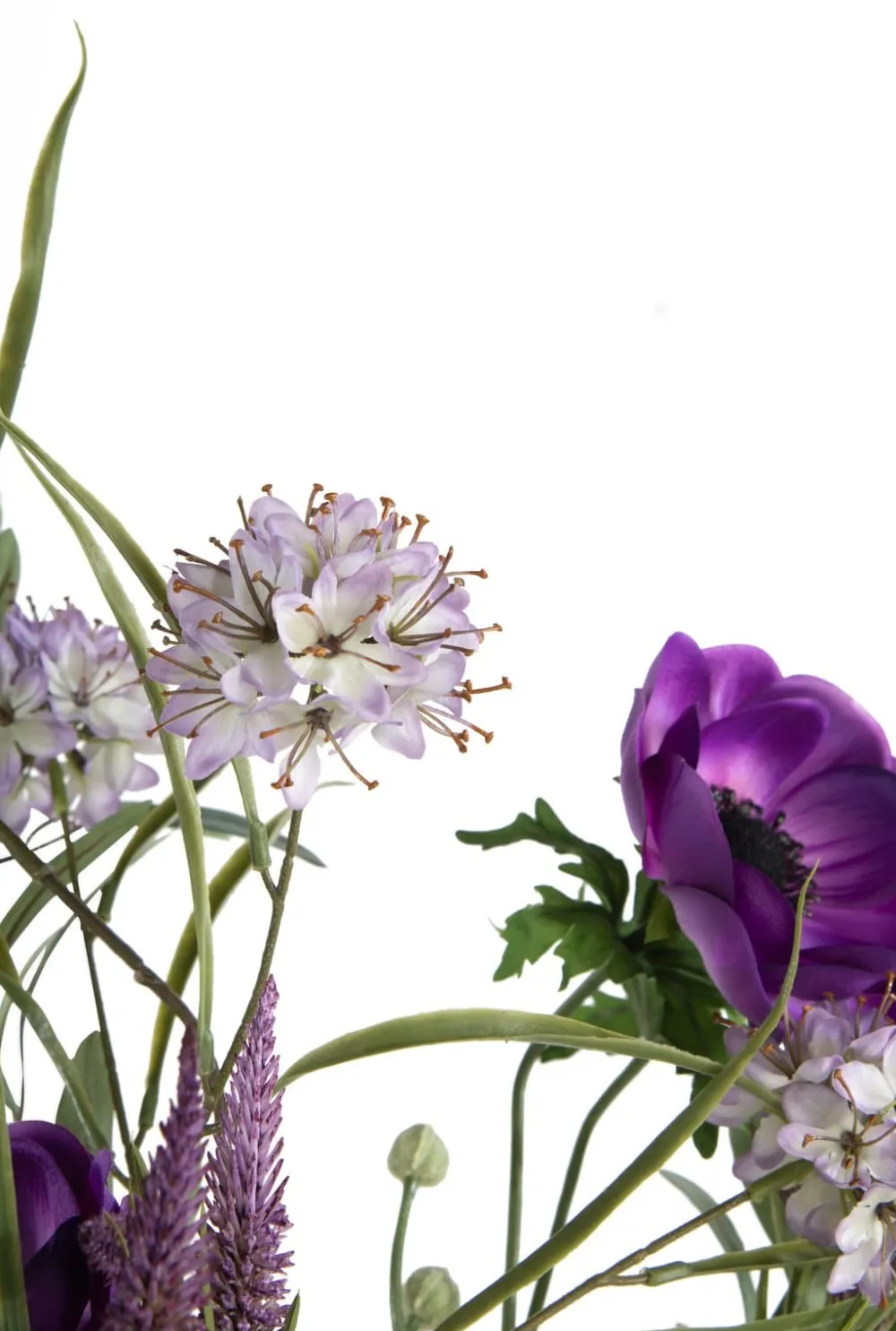 COCOmaison Anemone Spray H75cm fleur artificielle - Violet Outlet