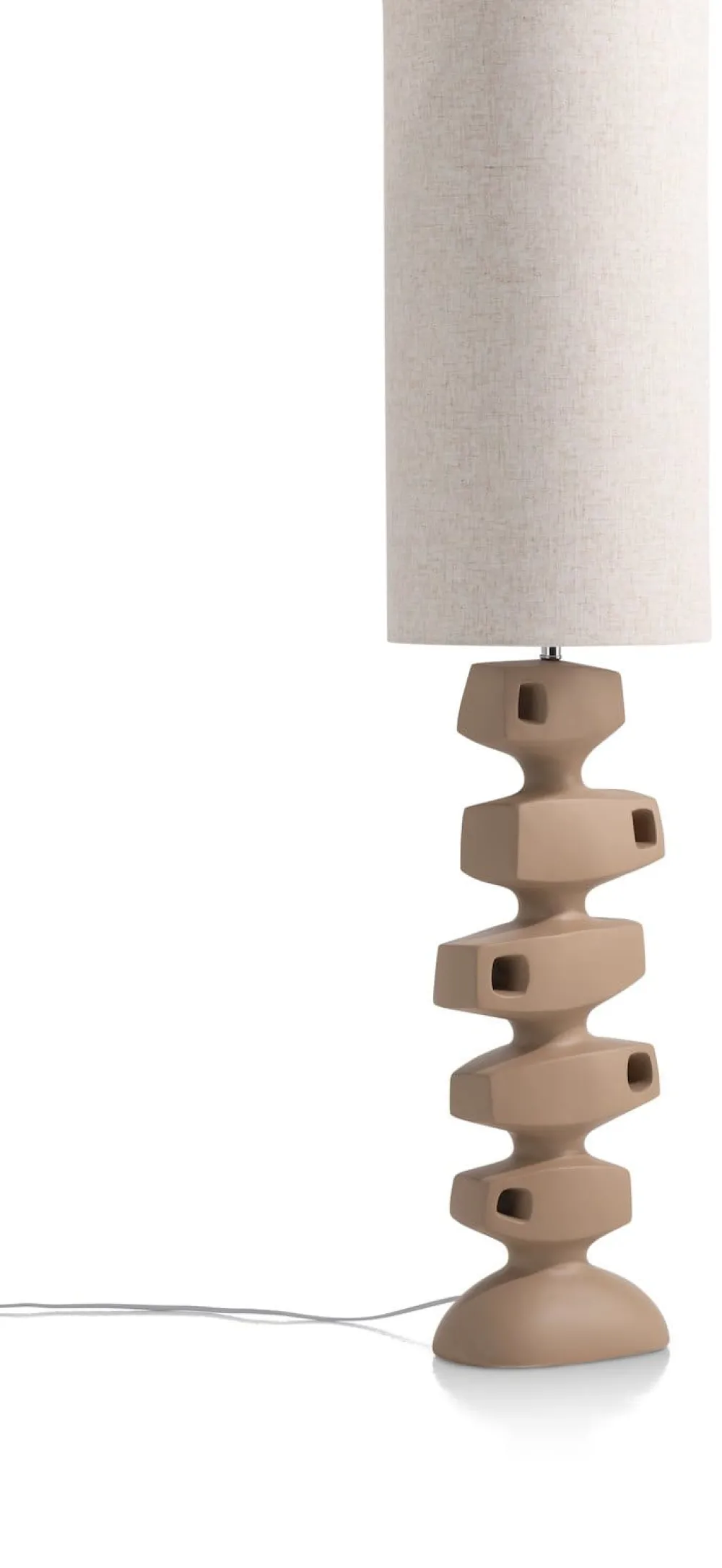 COCOmaison Anton lampadaire 1*E27 - Beige Clearance