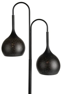 COCOmaison Arjen lampadaire 2*E27 - Noir/Or Hot