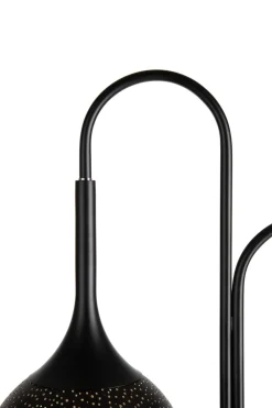 COCOmaison Arjen lampadaire 2*E27 - Noir/Or Hot