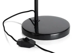 COCOmaison Arjen lampe de table 1*E27 - Noir/Or New