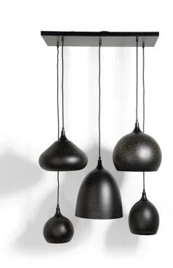 COCOmaison Arjen suspension 5*E27 - Noir/Or Online