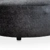 COCOmaison BeautiQ - Chic pouf - ronde 80 cm - Anthracite Sale