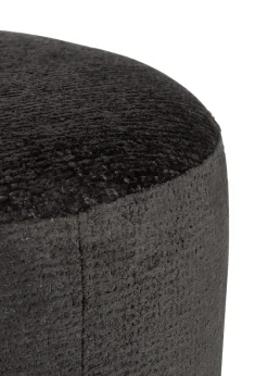 COCOmaison BeautiQ - Chic pouf - ronde 80 cm - Anthracite Sale