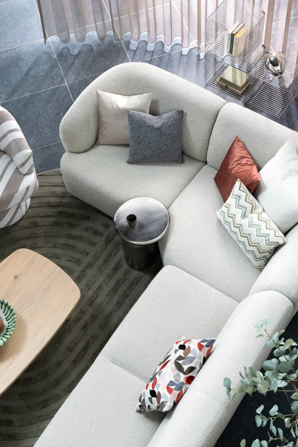 COCOmaison BeautiQ - Upper coussin 45x45cm - Anthracite Clearance