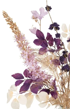 COCOmaison Beech Leaves Spray H95cm fleur - Violet