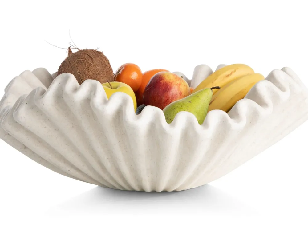 COCOmaison Bella saladier D51cm - Couleur creme