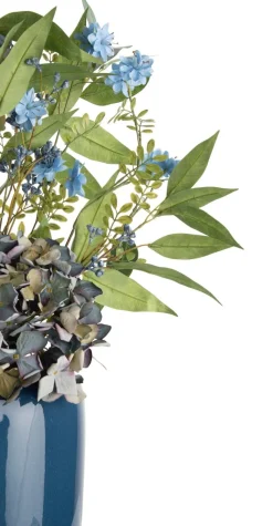 COCOmaison Blossom Spray H91cm fleur artificielle - Bleu Sale