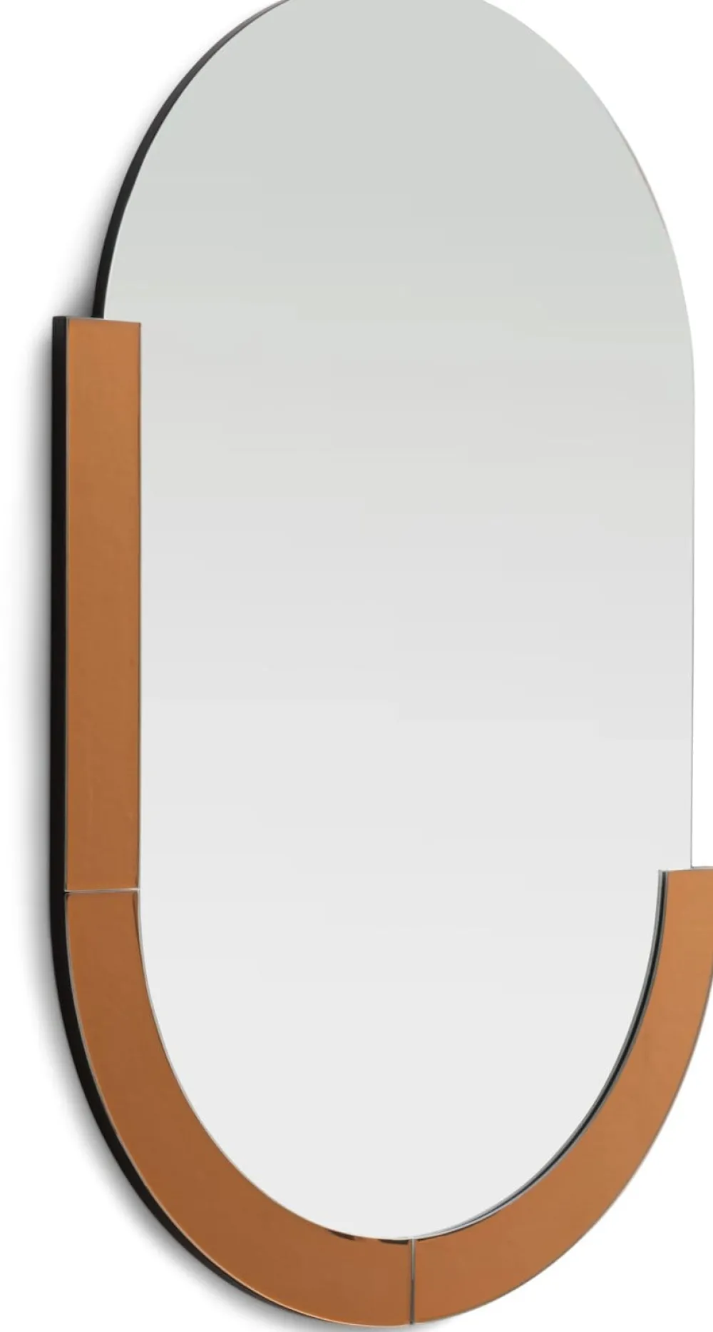 COCOmaison Brad miroir 60x90cm - Orange
