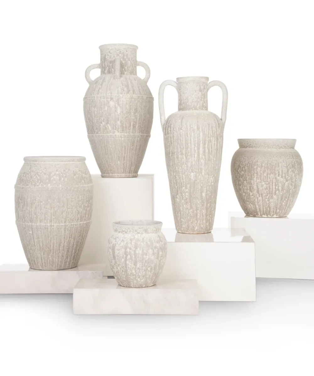 COCOmaison Braga vase H75cm - Beige Outlet