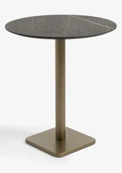 COCOmaison Brest table de bar marble onyx D80cm - Or Sale