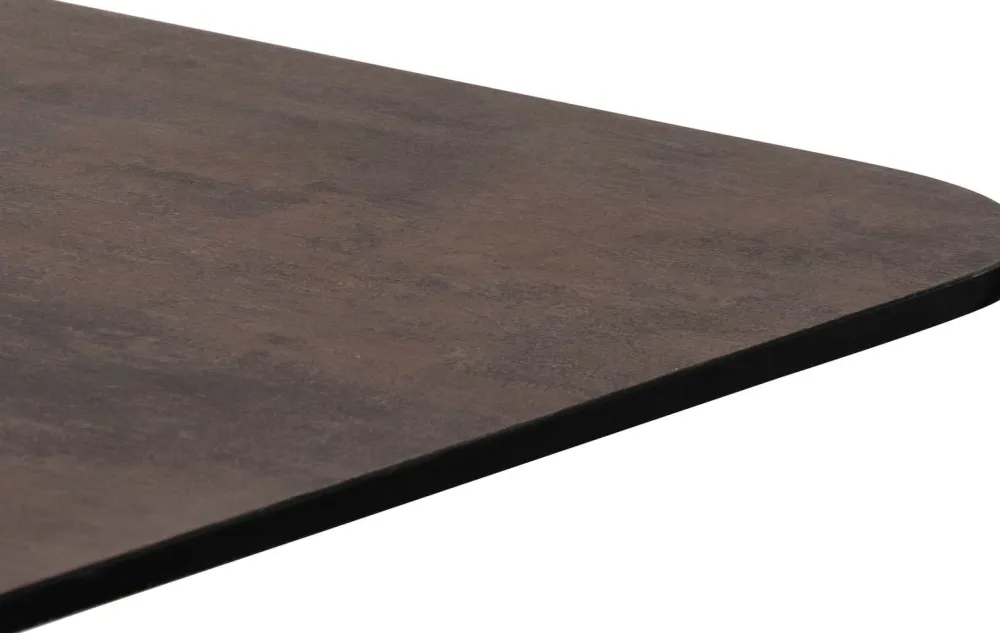 COCOmaison Brest table de bar stone rust 75x75cm - Or Discount