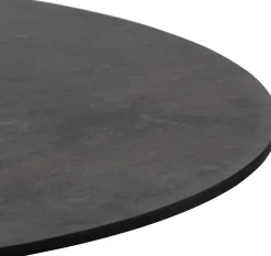 COCOmaison Brest table de bar stone anthracite D80cm - Or