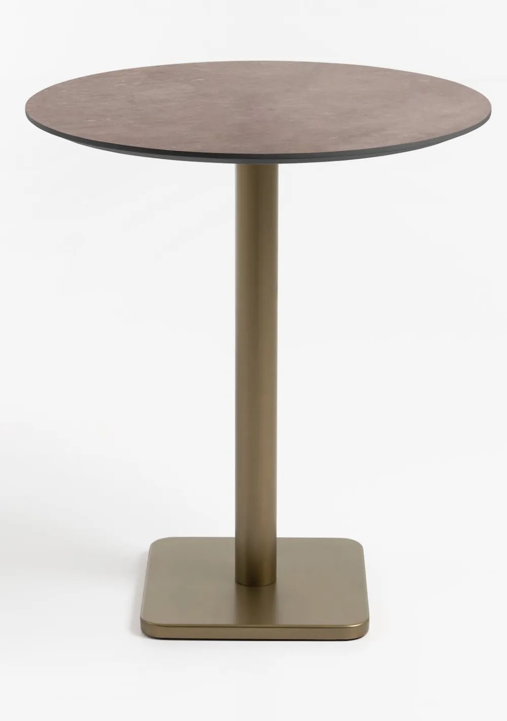 COCOmaison Brest table de bar stone rust D80cm - Or New