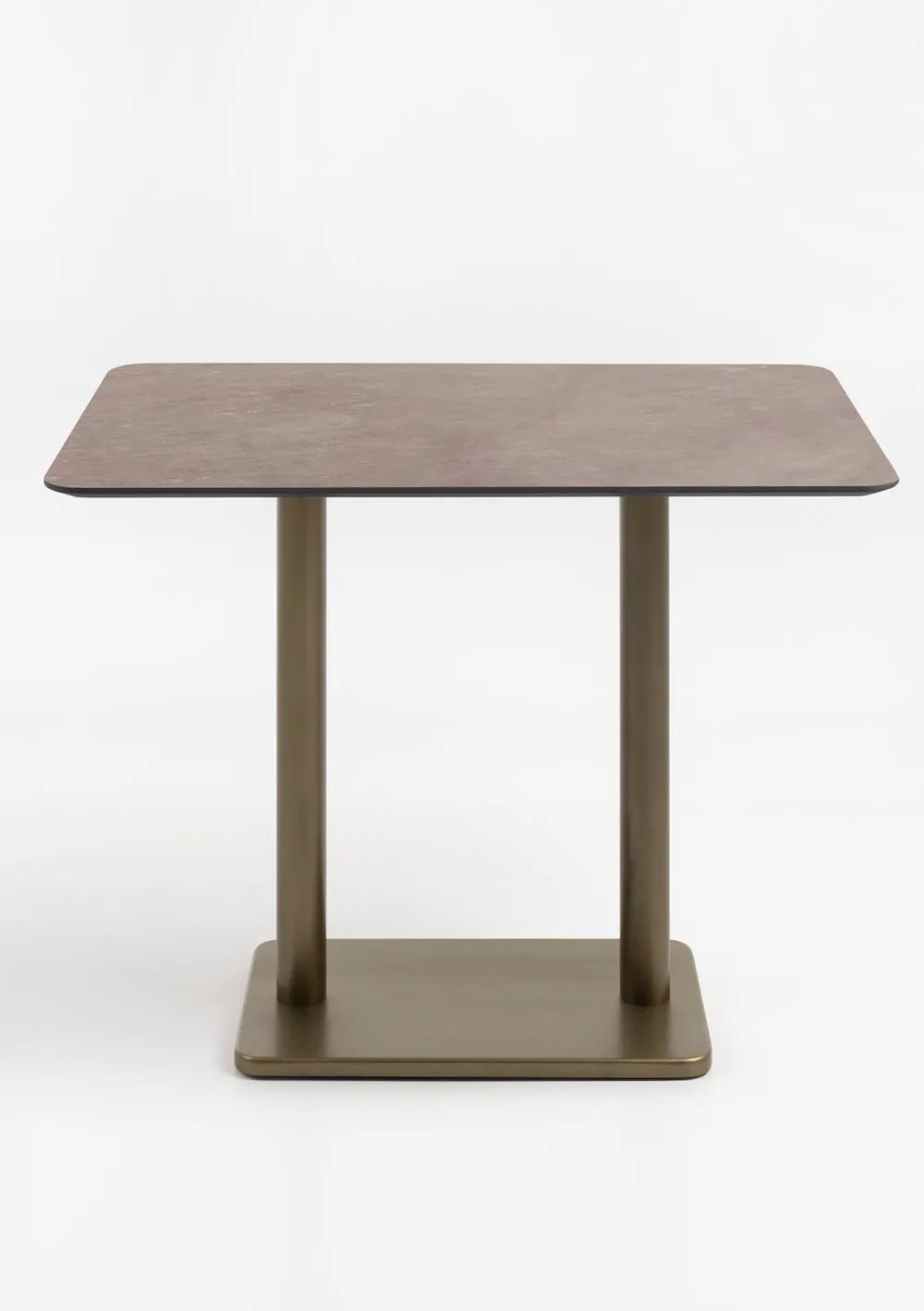 COCOmaison Brest table de bar stone rust 120x75cm - Or Sale