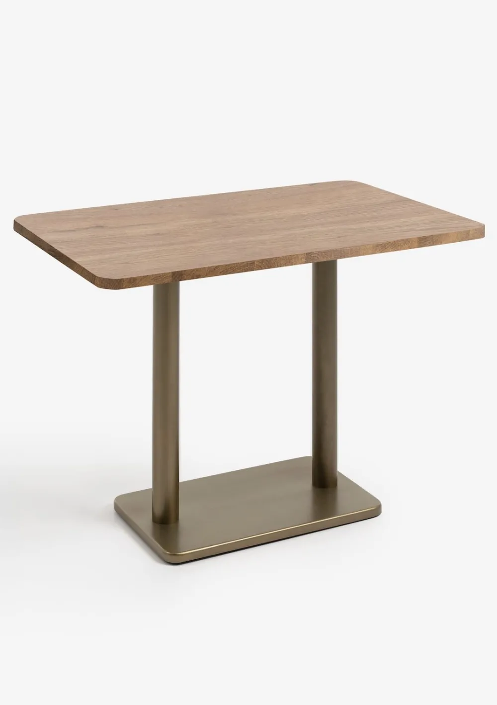 COCOmaison Brest table de bar vintage oak 120x75cm - Or Hot