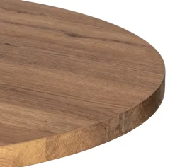 COCOmaison Brest table de bar vintage oak D80cm - Or Clearance