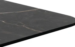 COCOmaison Brest table de bistrot marble onyx 75x75cm - Or Best