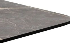 COCOmaison Brest table de bistrot marble light grey 75x75cm - Or Best