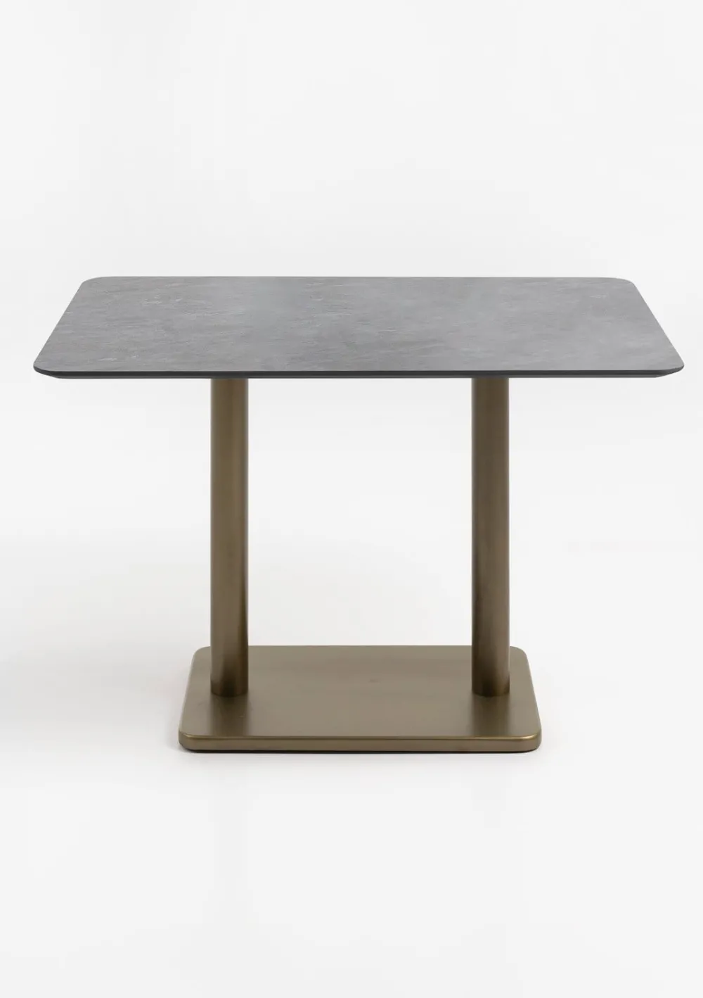 COCOmaison Brest table de bistrot stone anthracite 120x75cm - Or Online