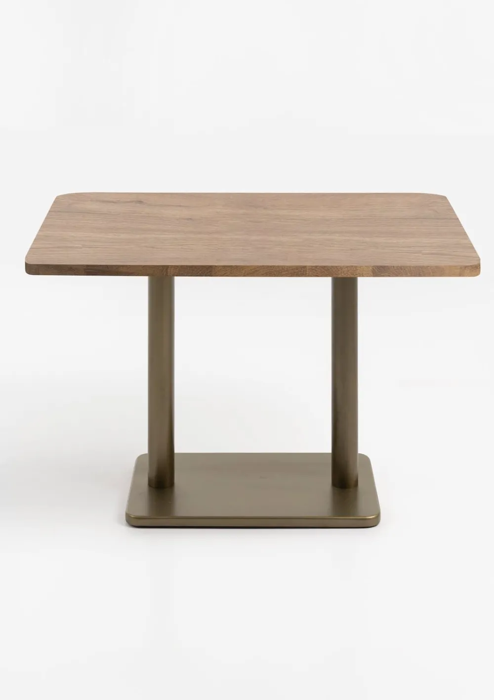 COCOmaison Brest table de bistrot vintage oak 120x75cm - Or New