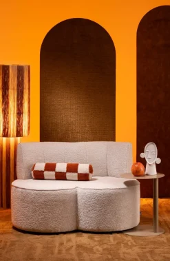 COCOmaison Check bolster coussin 15x50cm - Cuivre Clearance