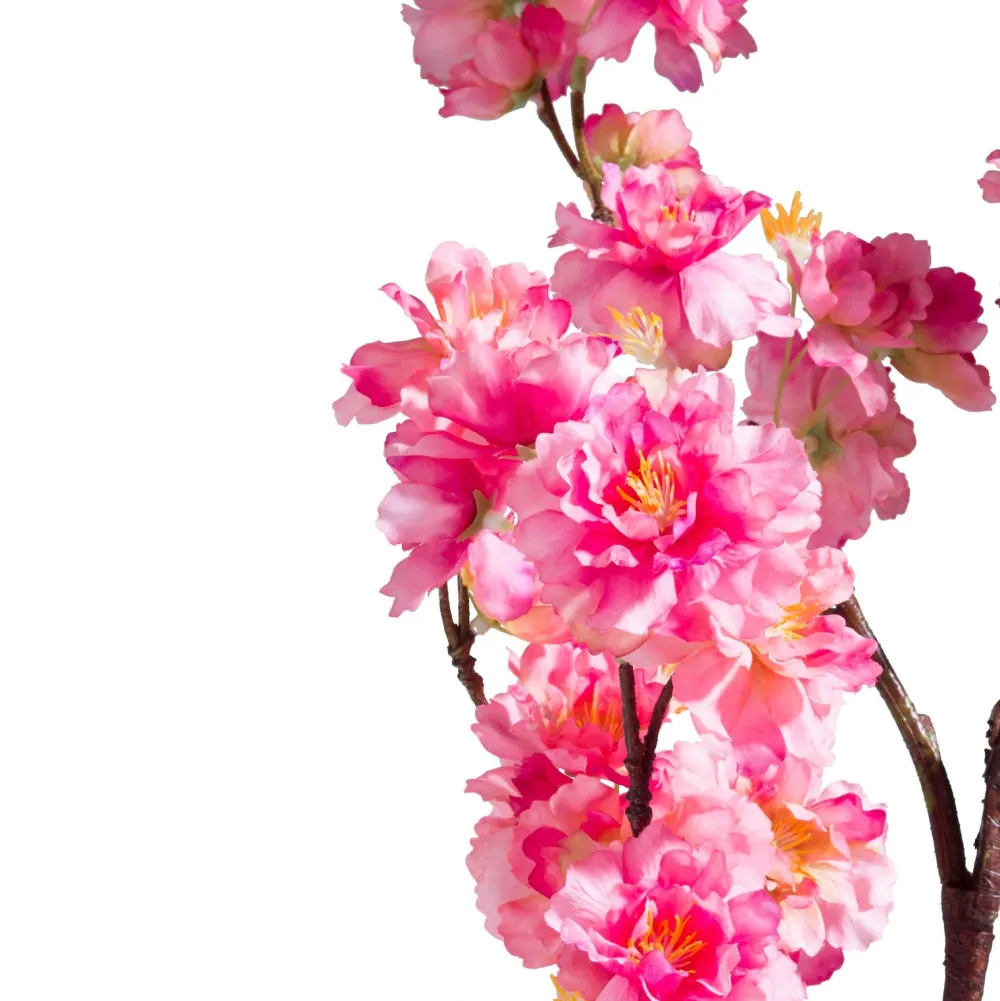 COCOmaison Cherry blossom spray H120cm - Rose Hot