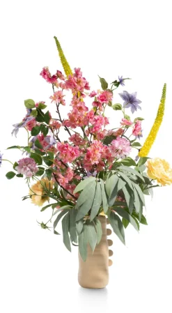 COCOmaison Cherry blossom spray H120cm - Rose Hot