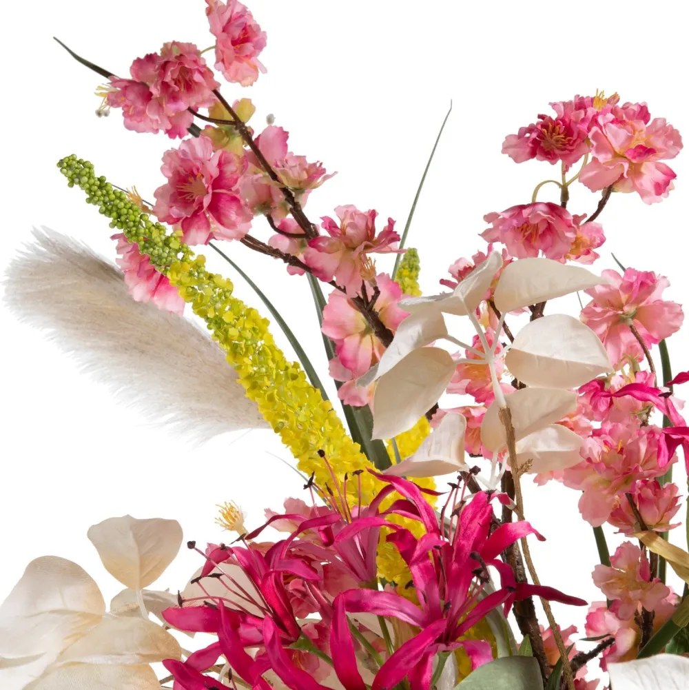 COCOmaison Cherry blossom spray H120cm - Rose Hot