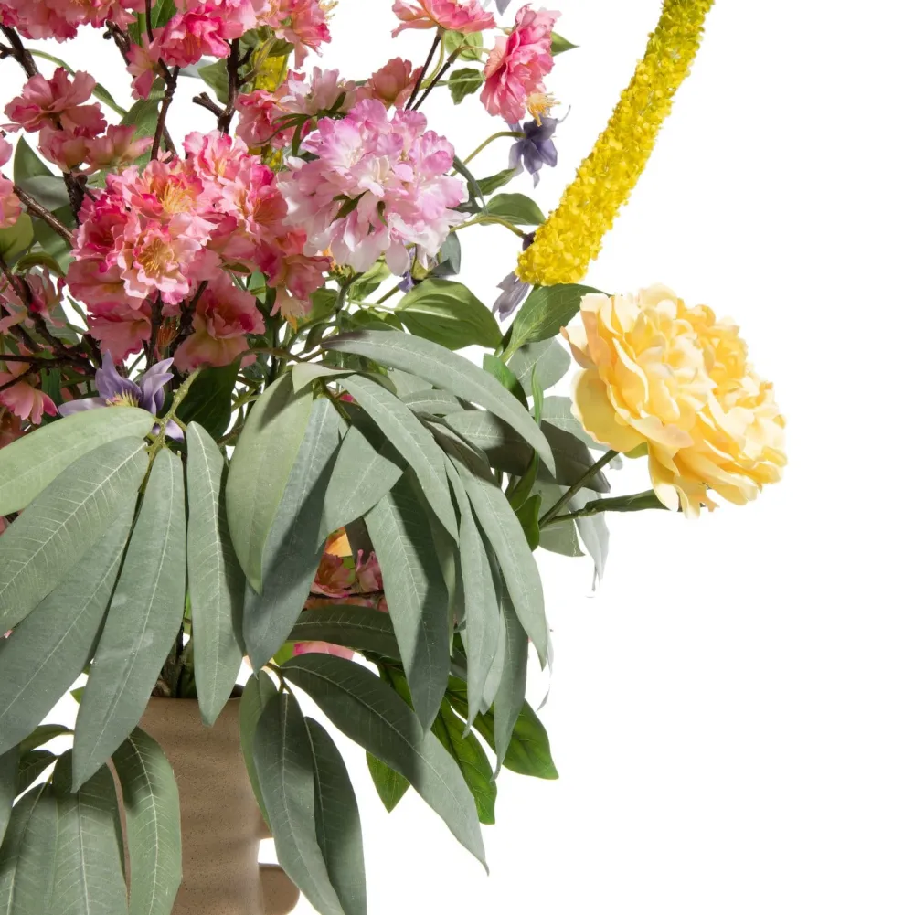 COCOmaison Cherry blossom spray H120cm - Rose Hot