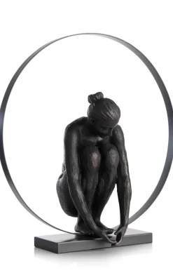 COCOmaison Circle Lady figurine H54cm - Noir Clearance