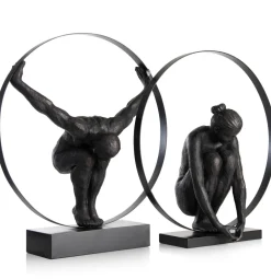 COCOmaison Circle Man figurine H58cm - Noir Sale