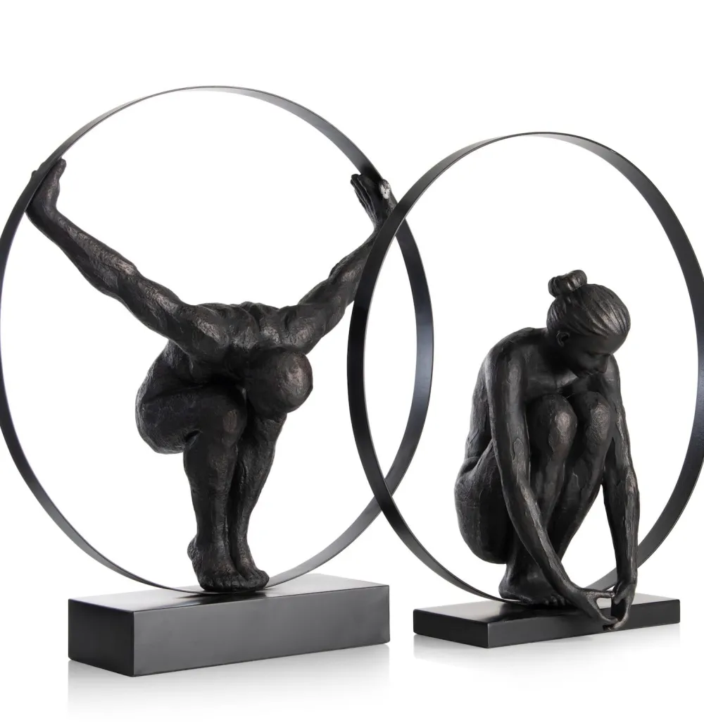 COCOmaison Circle Man figurine H58cm - Noir Sale