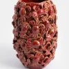 COCOmaison Crabby vase H39cm - Rouge Hot