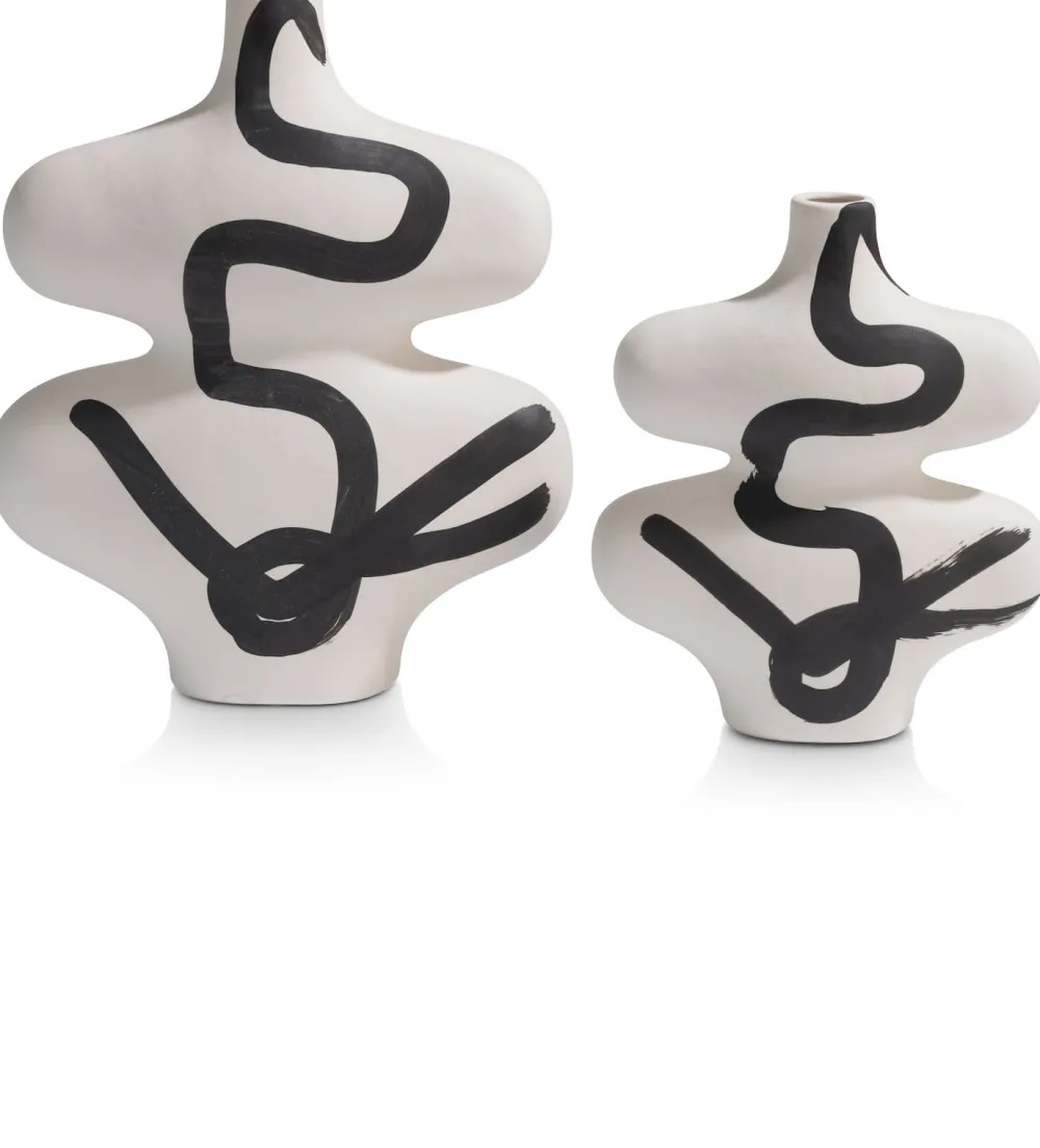 COCOmaison Curvy vase H26cm - Multicouleur Discount