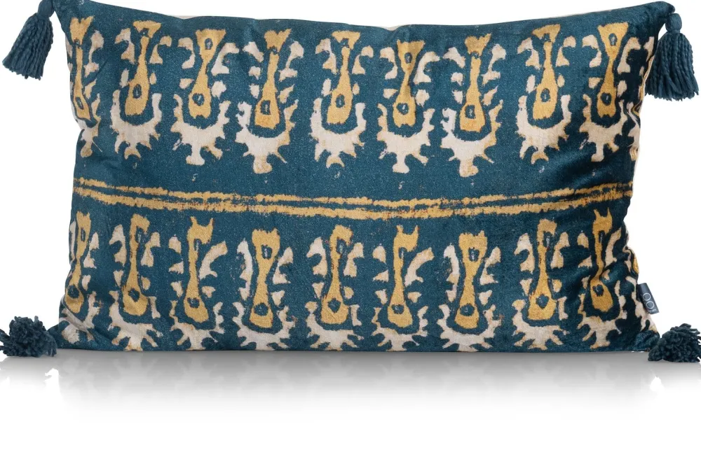 COCOmaison Daisy coussin 40x60cm - Bleu Sale
