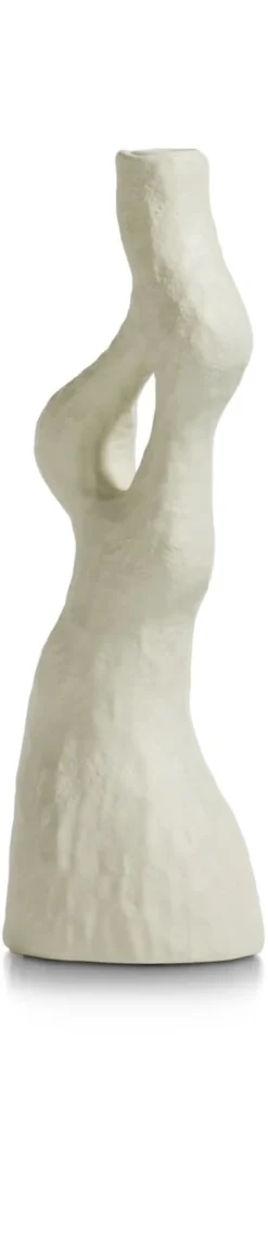 COCOmaison Debra vase H32cm - Couleur creme Clearance