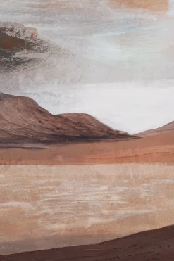 COCOmaison Desert peinture 100x140cm - Brun Outlet