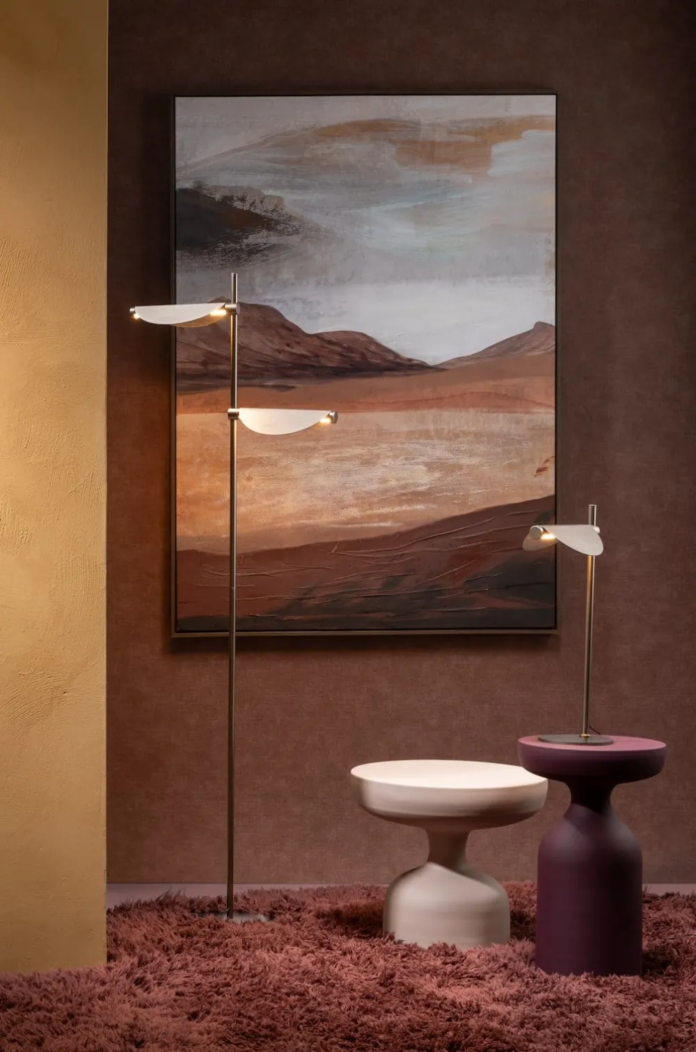 COCOmaison Dex lampe de table LED - Gris Clearance