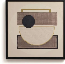 COCOmaison Encounter tableau 100x100cm - Couleur creme