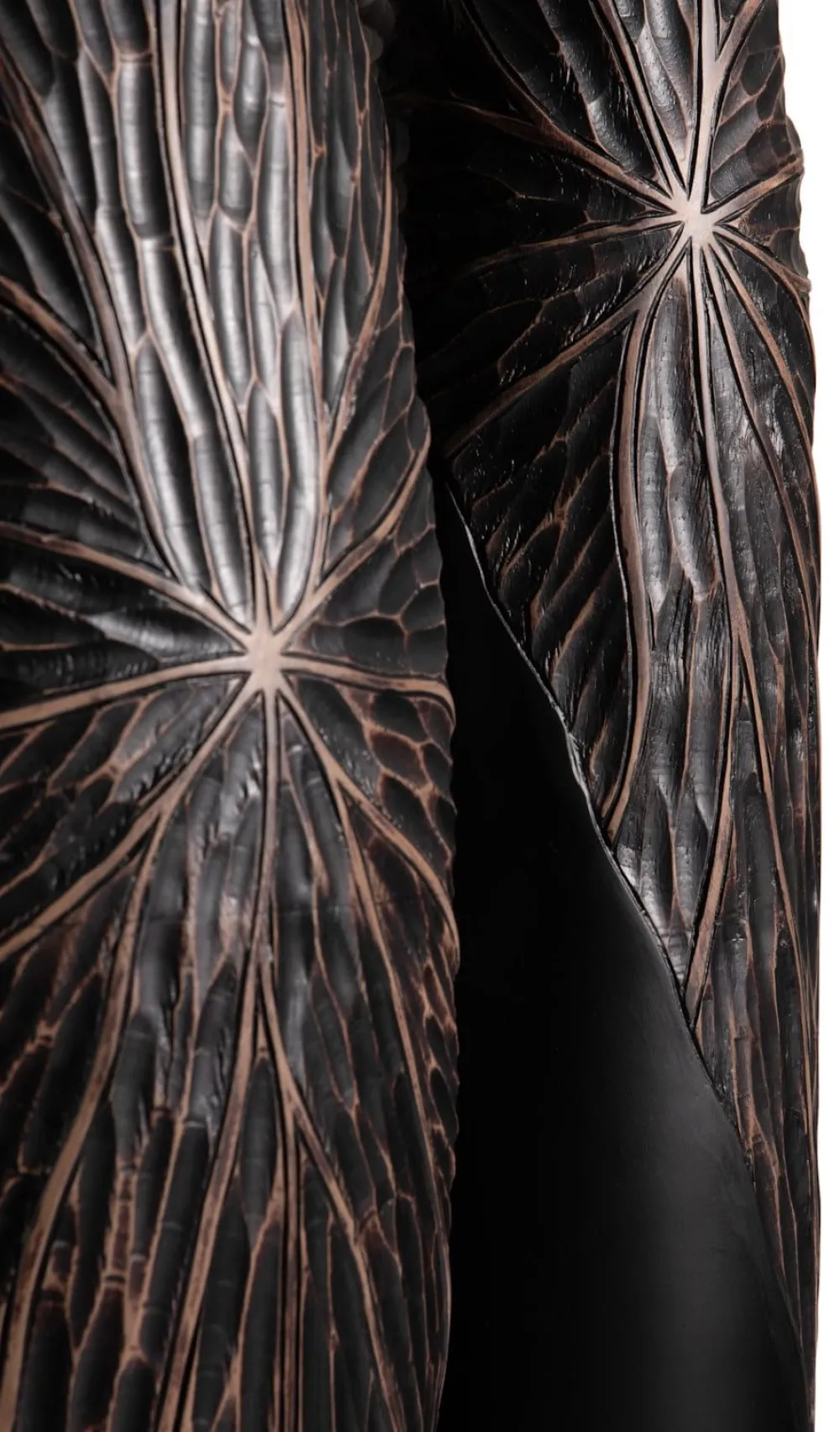 COCOmaison Faye vase H107cm - Noir Hot