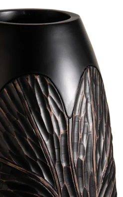 COCOmaison Faye vase H107cm - Noir Hot