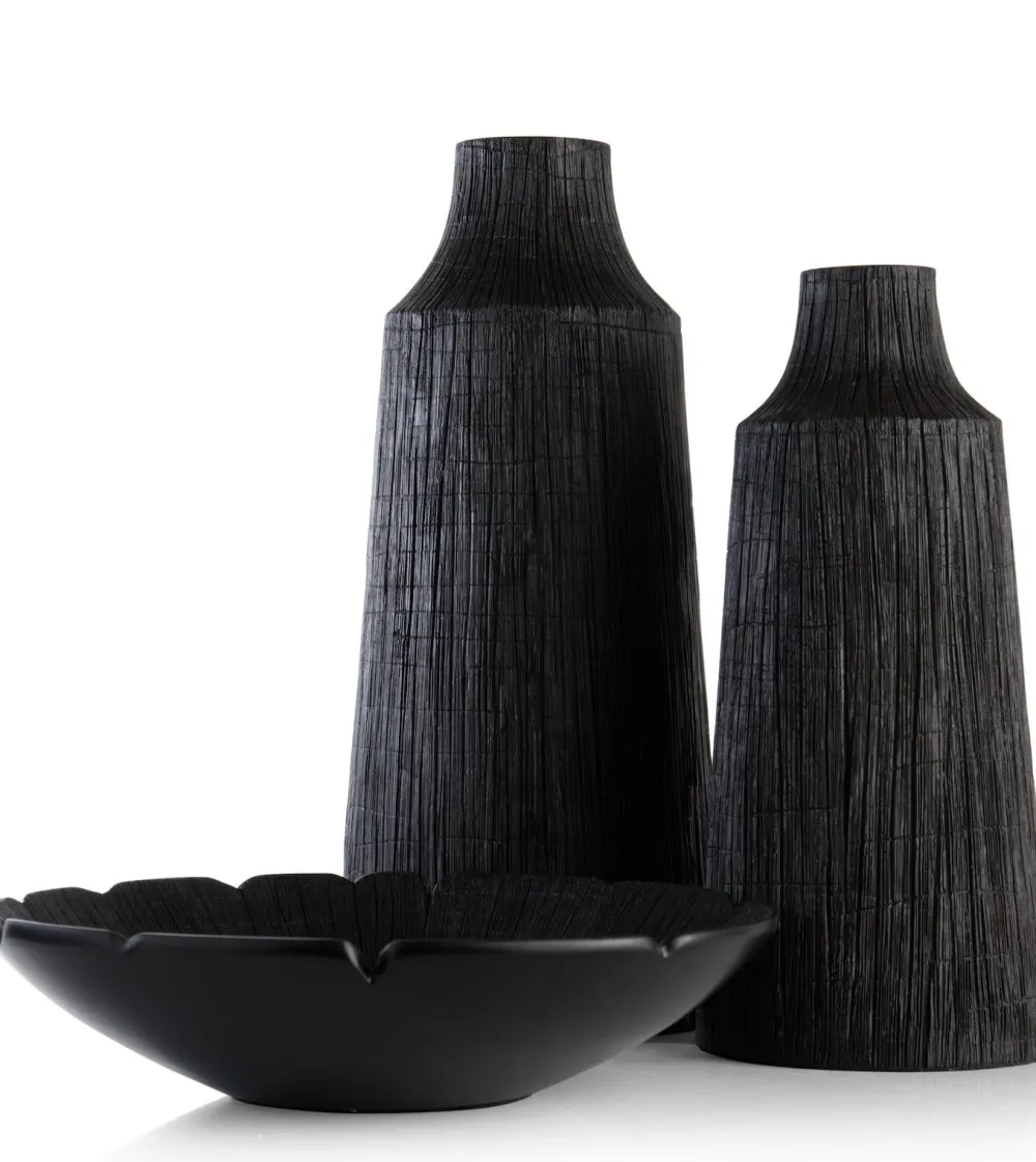 COCOmaison Finn vase H50cm - Noir Clearance