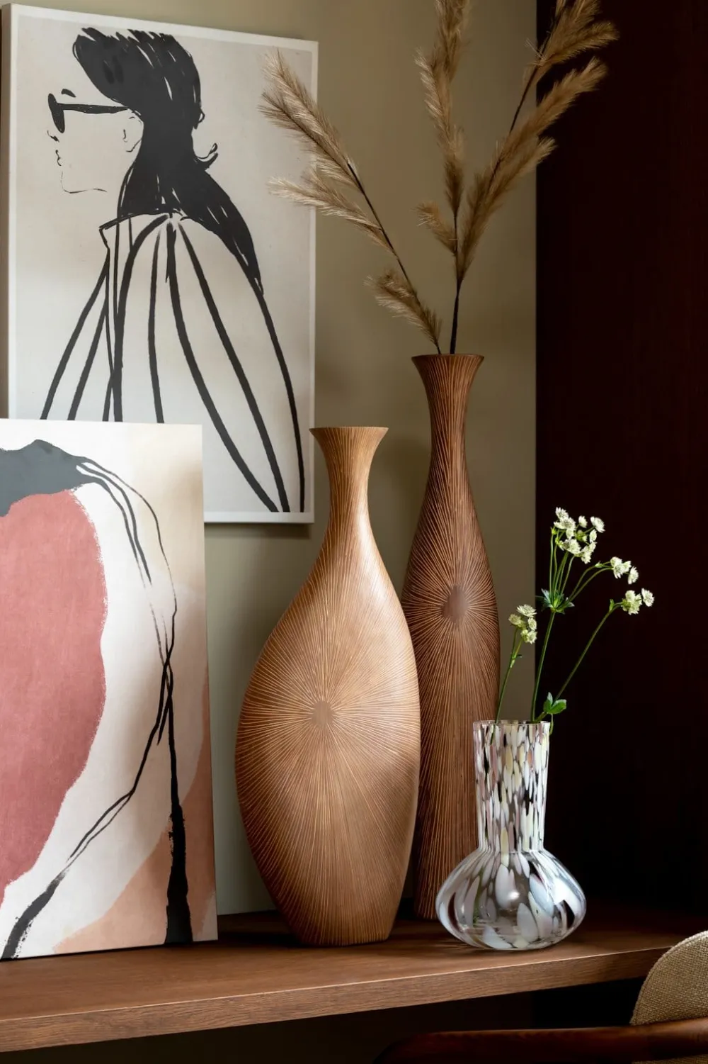 COCOmaison Gigi vase H82,5cm - Brun Best