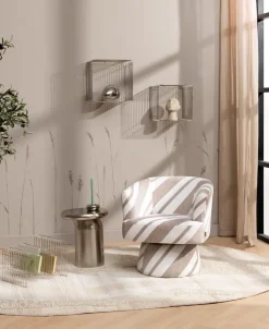 COCOmaison Gio table d'appoint H45cm - Argent Hot