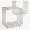 COCOmaison Gus jeu de 2 etagere murale H35-40cm - Argent Online